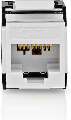 Nedis External Single Network Socket RJ45 Cat6 Black CCGP89700BK