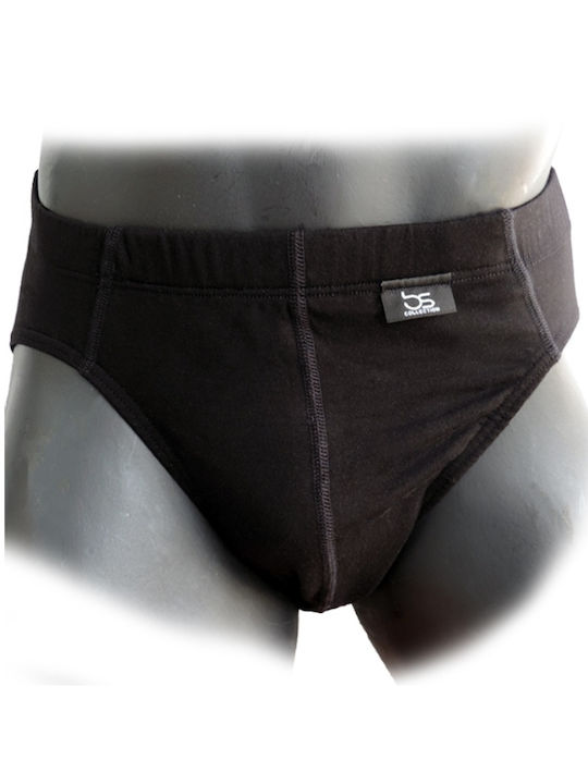 Herren Slips Schwarz 1Packung