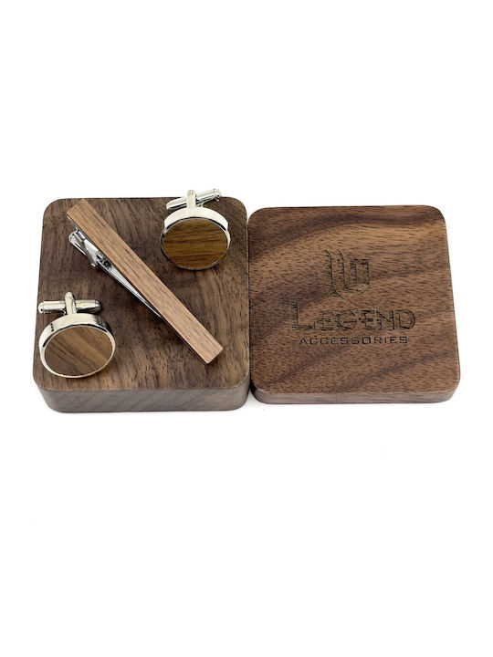 Legend Accessories Butoni din Lemn de culoare Maro