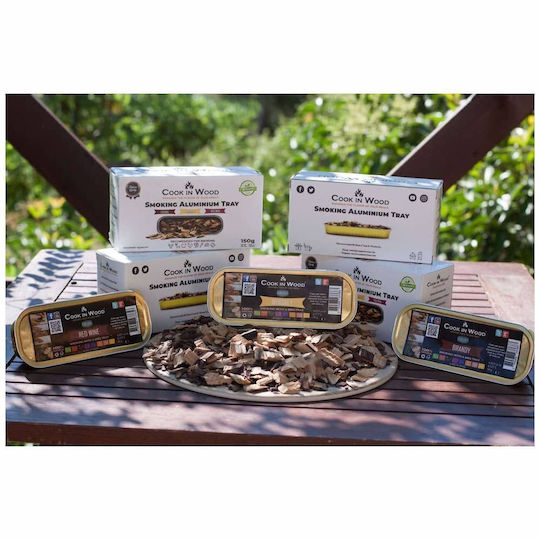 Cook in Wood Chips Ξύλου Καπνίσματος για Ψησταριά με Άρωμα Ουίσκι 50gr 3τμχ