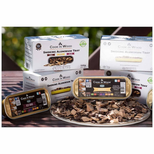 Cook in Wood Chips Ξύλου Καπνίσματος για Ψησταριά με Άρωμα Ουίσκι 50gr 3τμχ