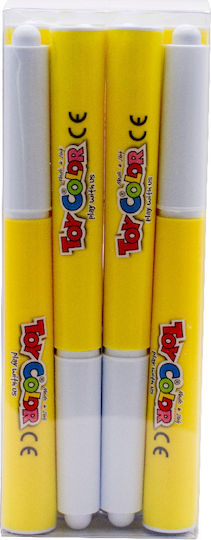 Toy Color Jumbo Κίτρινος Μαρκαδόρος Ζωγραφικής Χονδρός