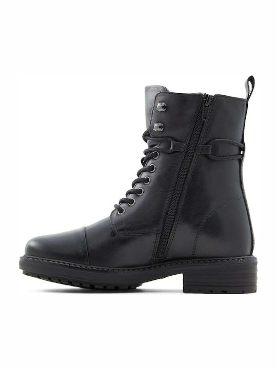 Onoressa Leder Damen Knöchelstiefel Schwarz 00053187