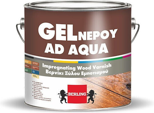 Berling Oregon Water-Based Impregnation Varnish Gel Light Satin 2.5 L