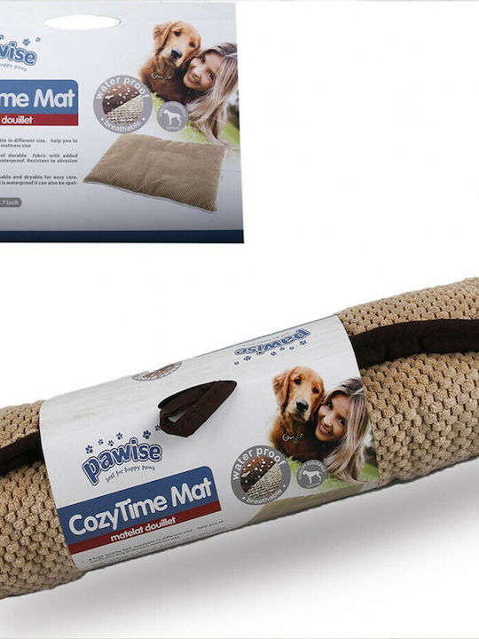 Pawise Teflon Matratze für Hunde Rechteck Beige 55x40cm.