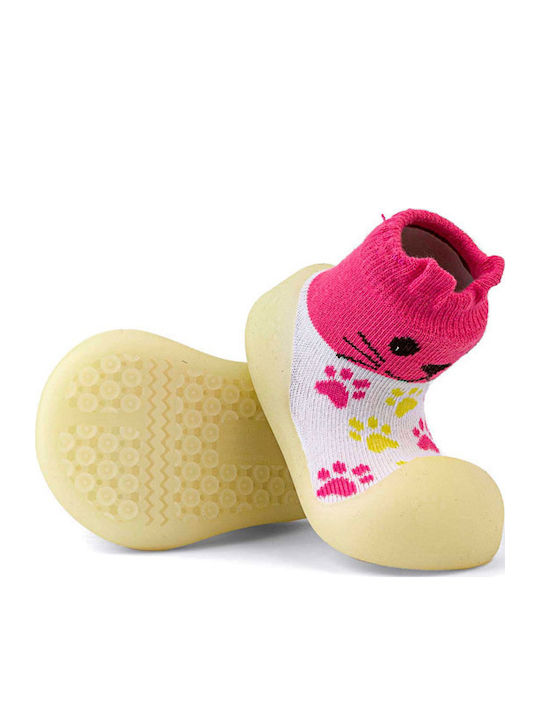 BigToes Șosete Papuci pentru Copii Fuchsia