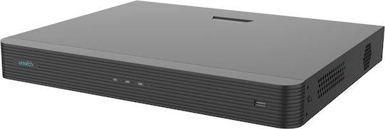 Uniarch NVR-216S2-P16 Καταγραφικό NVR 16 Καναλιών με Ανάλυση 4K