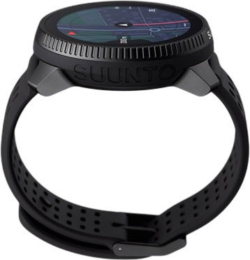 Suunto Race Stainless Steel 49mm Waterproof Smartwatch with Heart Rate Monitor (All Black)