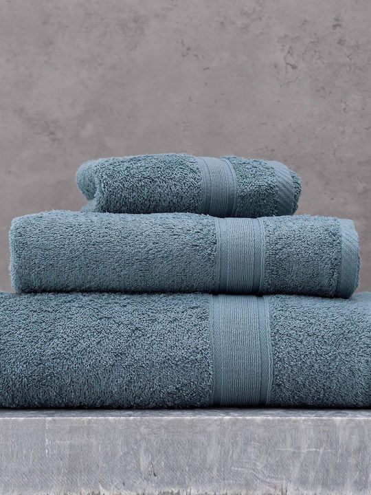 Rythmos Bath Towel Set 3pcs Ilussion Grey-green Weight 480gr/m²