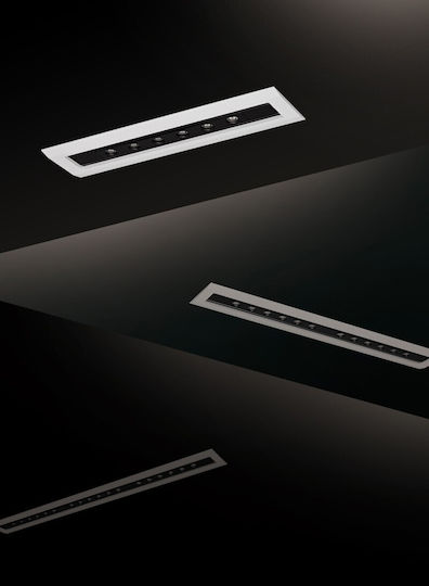 VK Lighting Commercial Linear Recessed LED Wall Light 18W Warm White IP20 L47xD5.5xH4.2cm