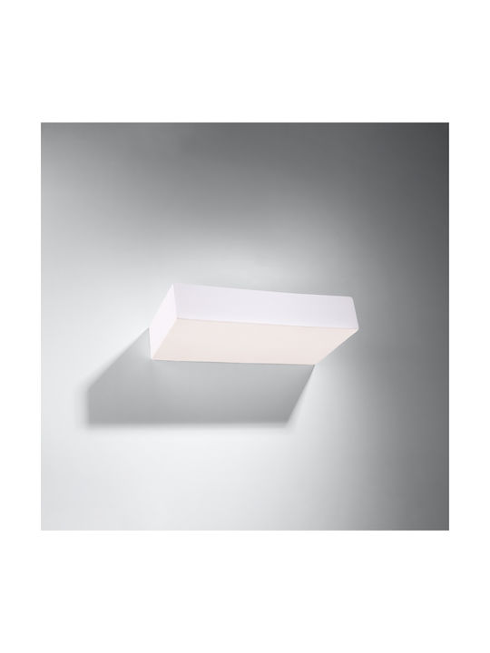 Sollux Taugan Modern Leuchte Wand Weiß 20x16cm