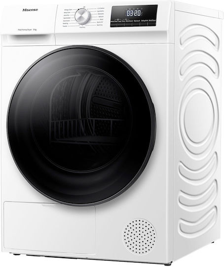 Hisense DHQA902U Στεγνωτήριο 9kg με Αντλία Θερμότητας