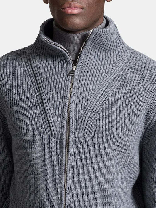 B4 Men's Cardigan Light Blue