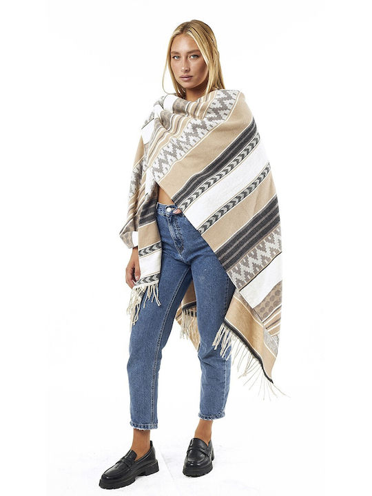 Verde Women's Poncho White