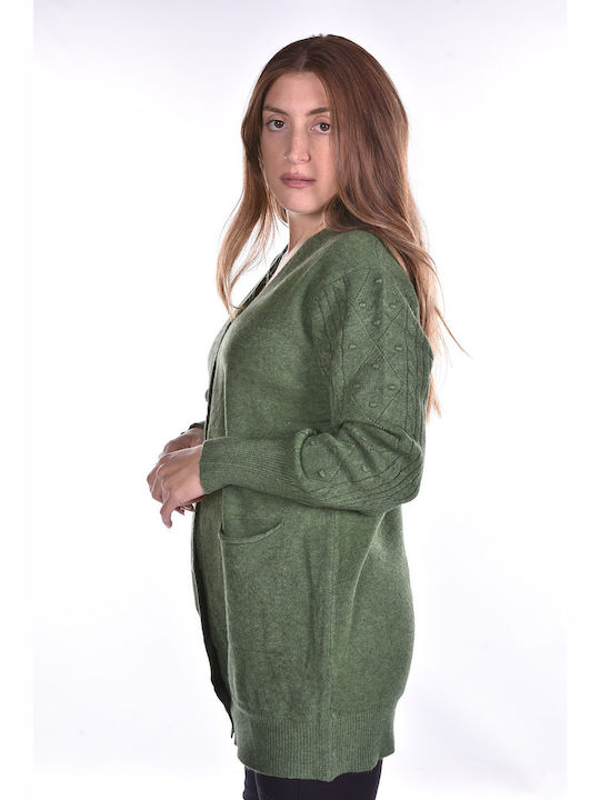 Raiden Women's Knitted Cardigan Green