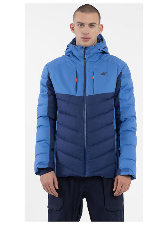 4F 4FAW23TDJAM278-33S Ανδρικό Μπουφάν για Σκι & Snowboard Μπλε
