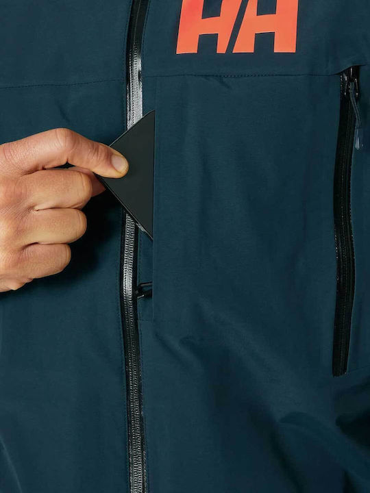 Helly Hansen Sogn Shell 2.0 65748-574 Мъжко Яке за Ски и Сноуборд Син