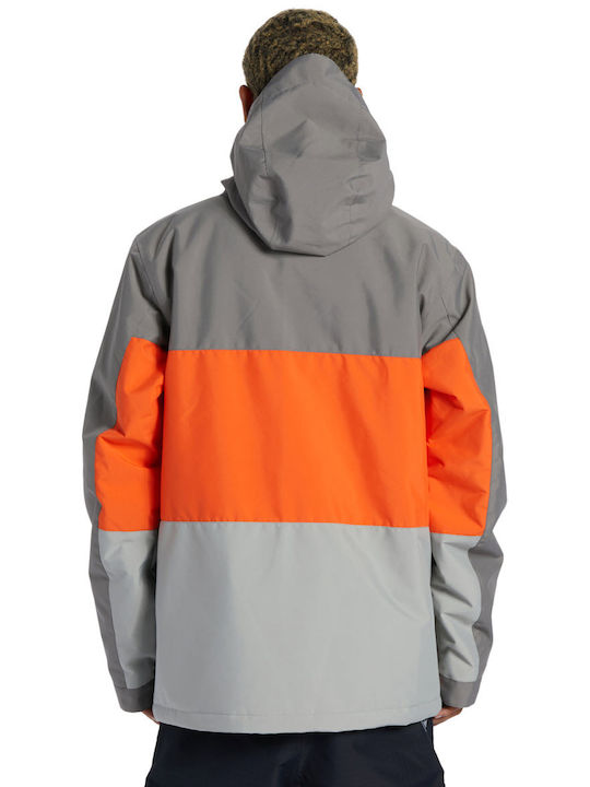 DC Defy Insulated 10k Technical ADYTJ03063-KPF0 Männer Jacke aus für Ski & Snowboard Gray