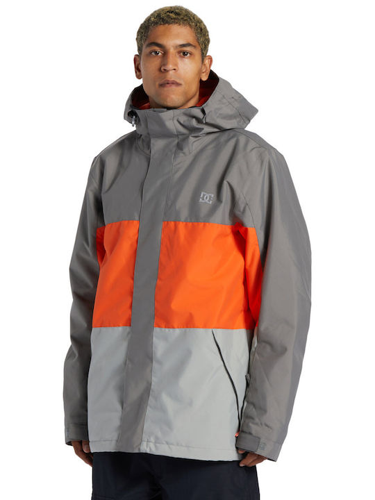 DC Defy Insulated 10k Technical ADYTJ03063-KPF0 Männer Jacke aus für Ski & Snowboard Gray