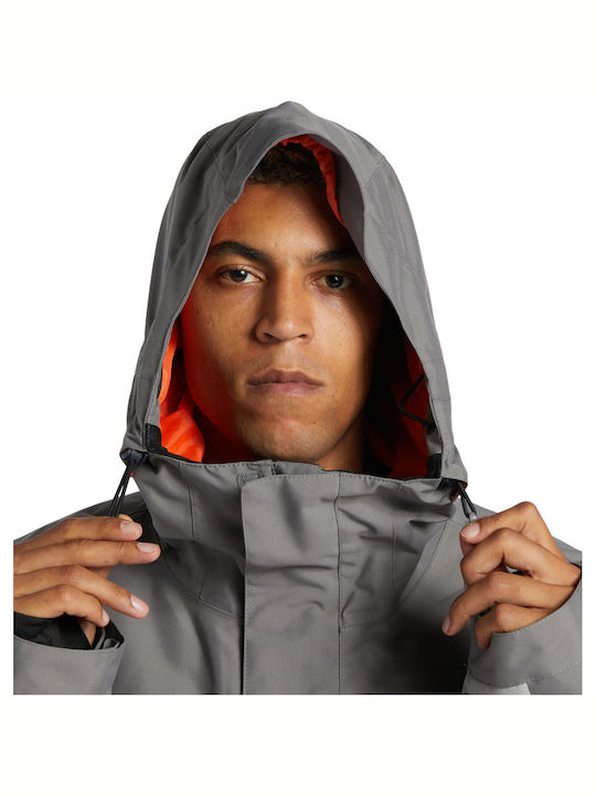 DC Defy Insulated 10k Technical ADYTJ03063-KPF0 Männer Jacke aus für Ski & Snowboard Gray