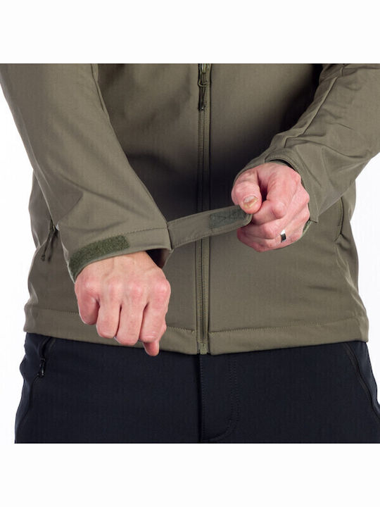 Χειμωνιάτικο Μπουφάν Softshell Αδιάβροχο και Αντιανεμικό Πράσινο