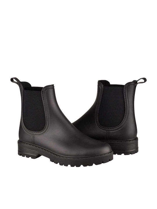 Women's Short Wellies Black