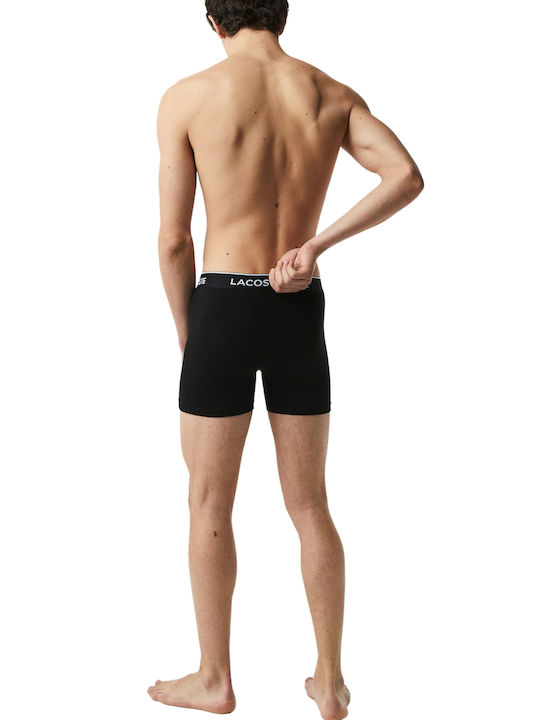 Lacoste Herren Boxershorts Schwarz 3Packung