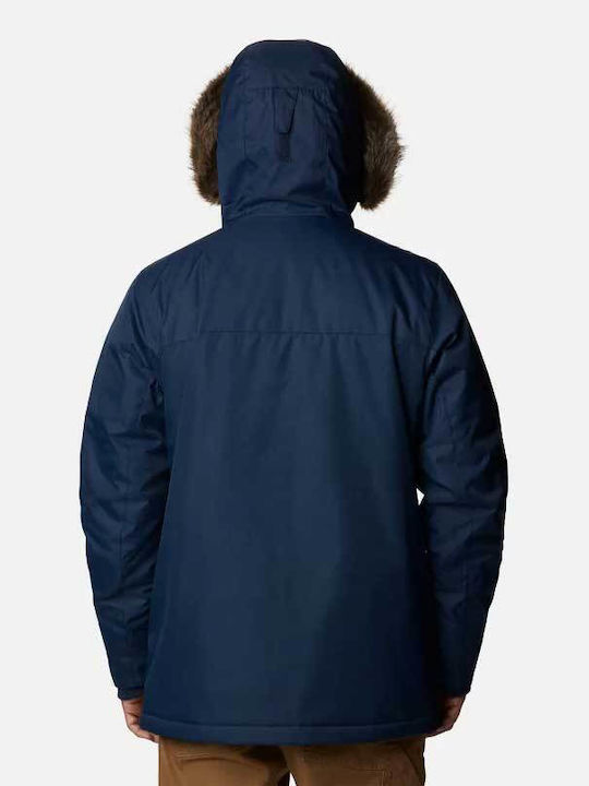 Columbia Trail Herren Winter Jacke Parka Blau