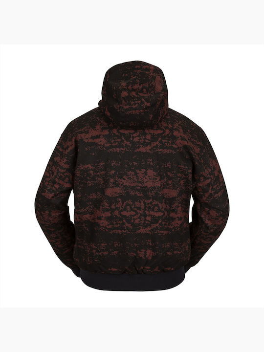 Volcom Herren Winter Jacke Lässig Rot