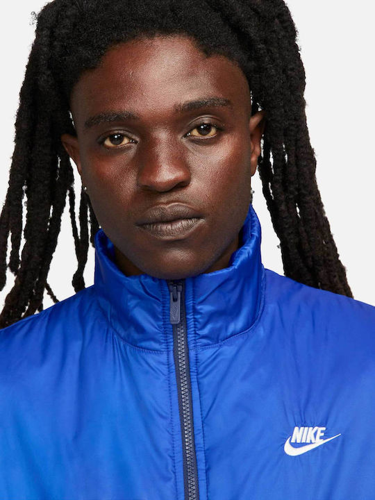 Windrunner Geacă Sport Fără Mâneci Albastră