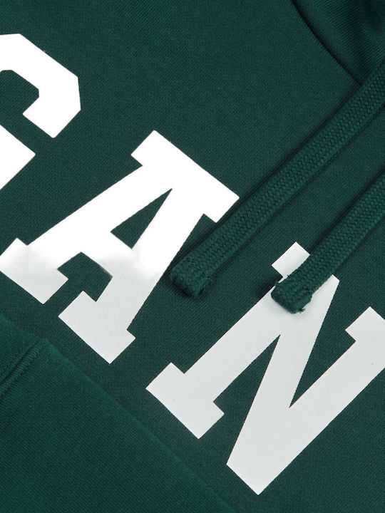 Sweatshirt with Hood Green