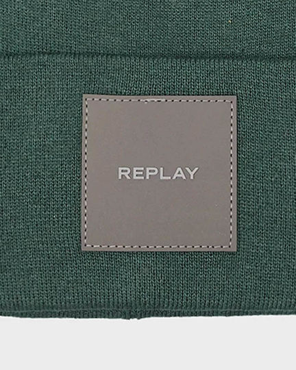 Beanie Unisex Σκούφος Πλεκτός σε Πράσινο χρώμα
