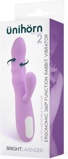 IntoYou Unihorn Δονητής Rabbit 19cm Bright Lavender