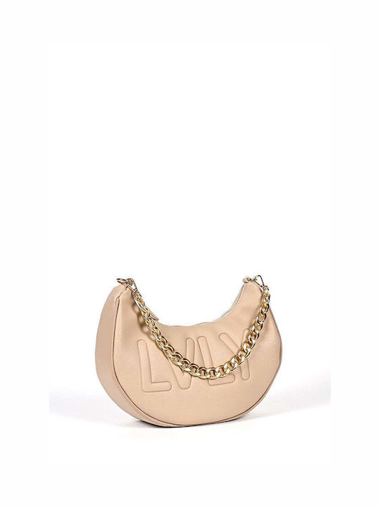 Lovely Handmade Women's Bag Shoulder Beige