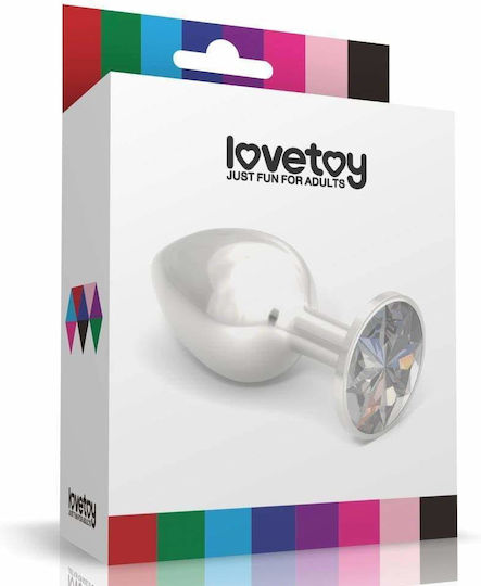 Lovetoy Rosebud Classic Metal Πρωκτική Σφήνα Small Silver / Blue