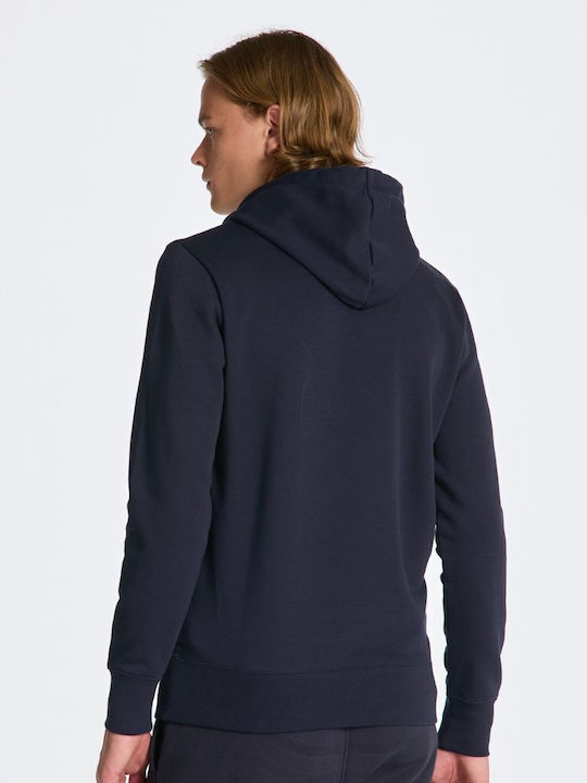 Gant Herren Sweatshirt mit Kapuze Blau