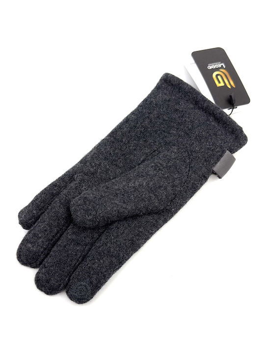 Gray Wolle Handschuhe Berührung