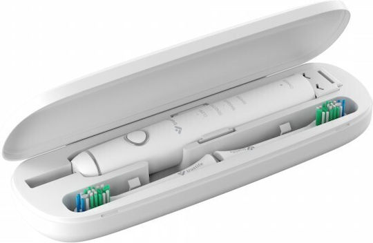 TrueLife SonicBrush Compact Duo Electric Toothbrush with Timer and Travel Case Black / White
