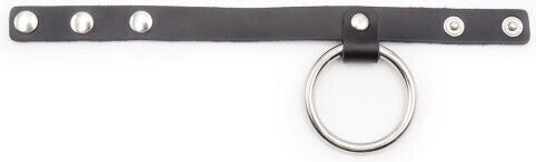 Naughty Toys Inel Cock Piele Negru 212401012