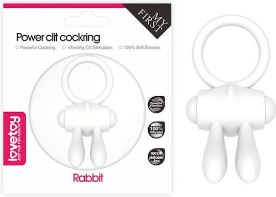 Lovetoy Power Clit Cockring White