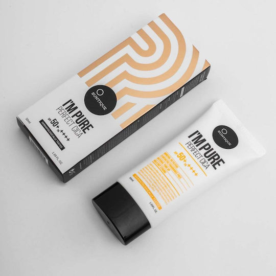 Suntique I Am Pure Perfect Cica Cremă Cu Protecție Solară Pentru Față SPF50+ 50ml