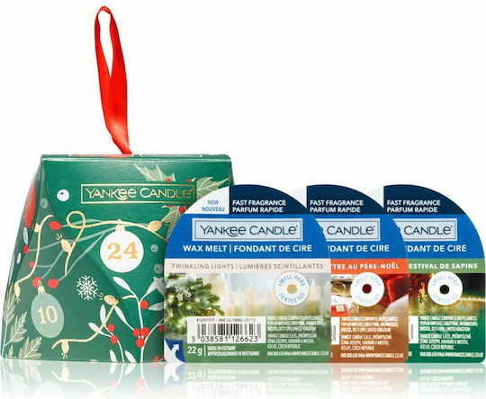 Yankee Candle Χριστουγεννιάτικο Αρωματικό Wax Melt Christmas Collection 3τμχ