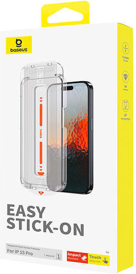 Baseus Sapphire 0.3mm Tempered Glass (iPhone 15 Pro)