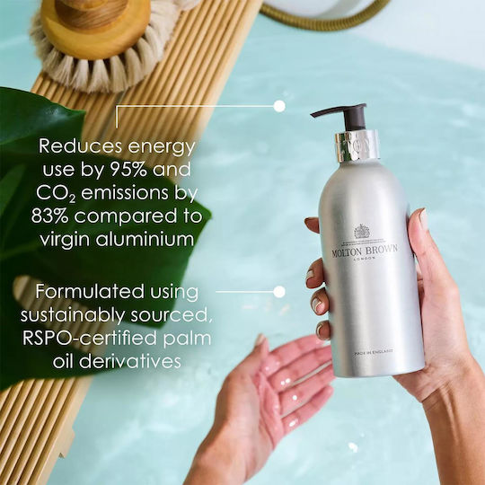 Molton Brown Fiery Pink Pepper Bubble Bath Gel with Glycerin Infinite Moisturizing 400ml