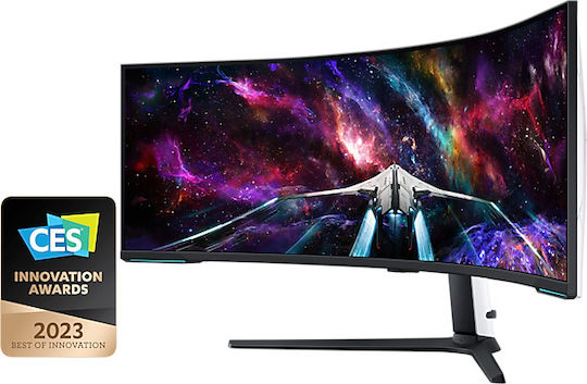 Samsung Odyssey Neo G9 G95NC Ултраширок VA HDR Curved Монитор 57" 7680x2160 240Hz с Време за Реакция 1мс GTG
