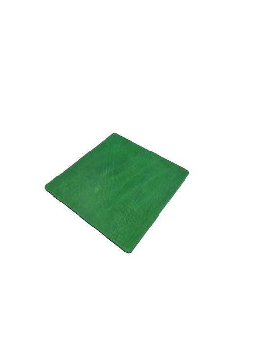 ByLeather Round PU Green Coasters 9cm 4pcs