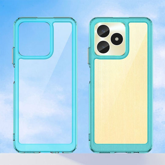 Colorful Series Задна корица Силикон Прозрачен (Realme C51)