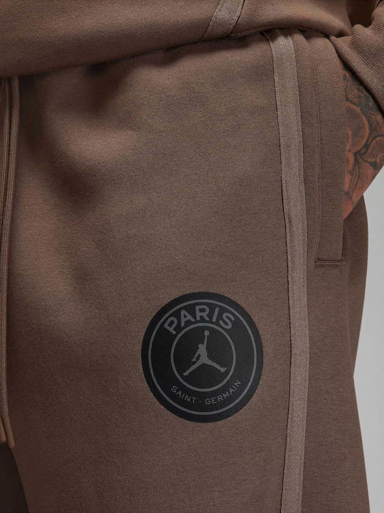 Sweatpants with Elastic Brown