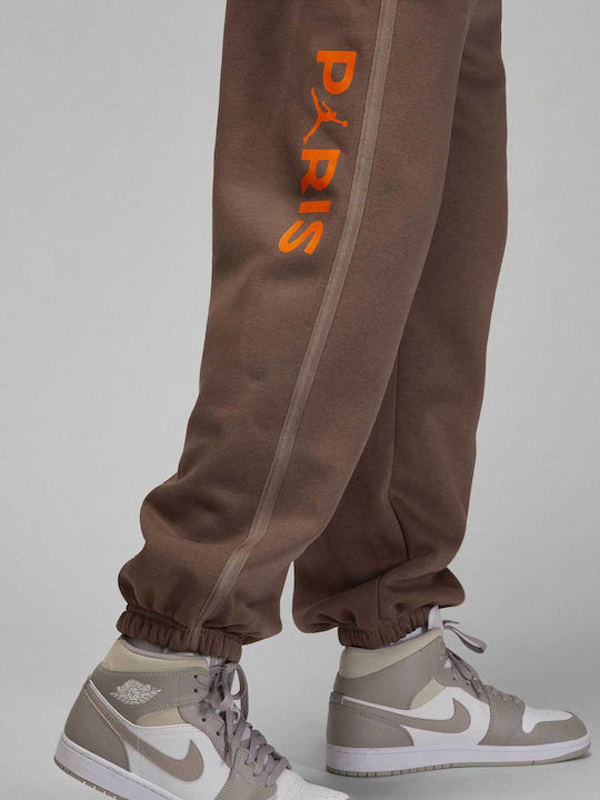 Sweatpants with Elastic Brown