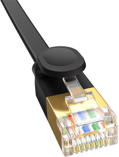 Baseus Cat.7 (10Gbps) Καλώδιο Δικτύου Ethernet 3m Μαύρο